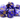 Old School 7 Piece DnD RPG Dice Set: Vorpal - Purple & Grey w/ Gold - State of Comics