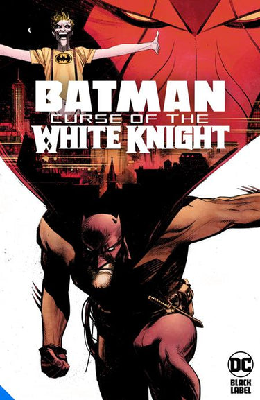 Batman Curse of the White Knight graphic novel by DC Comics, featuring Batman and White Knight characters on the cover.