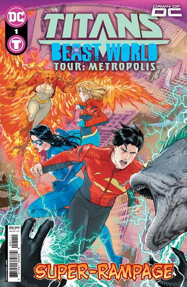 Titans Beast World Tour Metropolis #1 (One Shot) Cvr A Mikel Janin - Stateofcomics.com