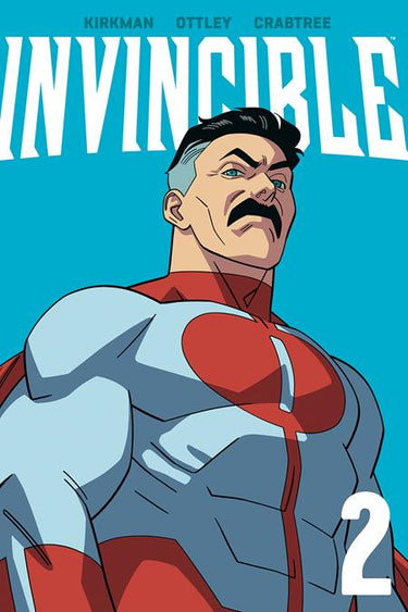 Cover of Invincible TP Vol 02 new edition graphic novel by Image Comics featuring dynamic superhero artwork and bold title text.