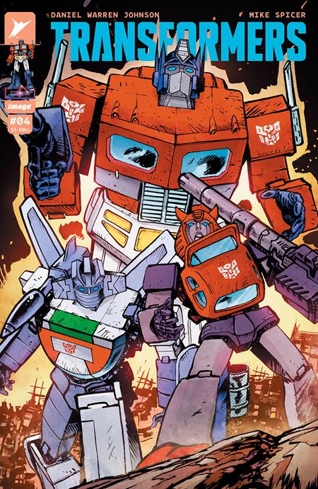 Transformers #4  Cvr A Daniel Warren Johnson & Mike Spicer