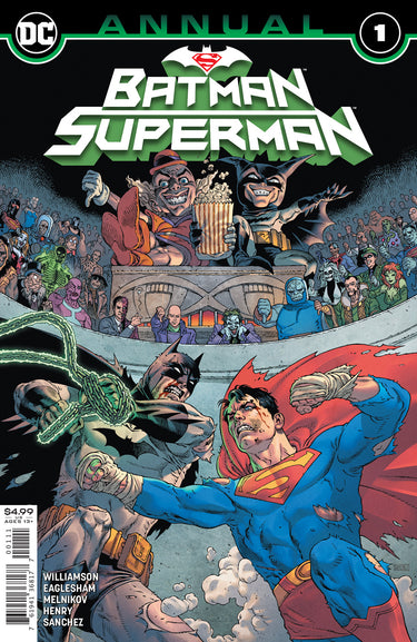 DC Comics Batman Superman Annual #1 back issue featuring classic comic book cover artwork with Batman and Superman characters.