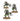 Warhammer 40k Necrons Immortals tabletop gaming miniatures by Games Workshop, detailed models with glowing green energy effects.