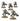 Warhammer 40k Necrons Immortals tabletop gaming miniatures by Games Workshop, detailed robotic soldiers with green energy weapons.