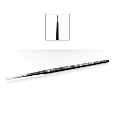 Games Workshop Citadel Small Base Brush for tabletop gaming, fine detail brush for miniature painting and base coating.