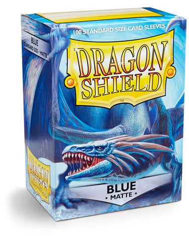 Dragon Shield 100ct Box Deck Protector Matte Blue - State of Comics