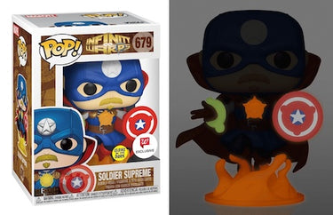 POP! Marvel Infinity Wars Soldier Supreme GID Exclusive Vinyl Figure - State of Comics