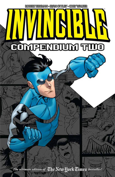 Cover of Invincible Compendium Vol 2 graphic novel by Image Comics featuring vibrant superhero artwork.