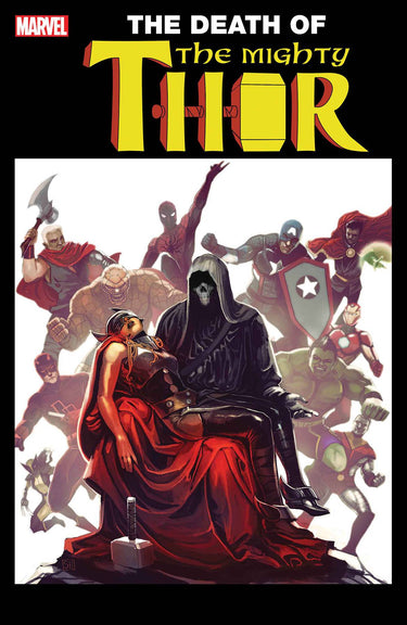 Marvel Mighty Thor #700 Hans Lh Variant comic book back issue featuring Marvel superhero Thor in a dynamic cover illustration.