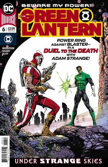 Green Lantern comic book issue #6, DC Comics back issue with vibrant cover art featuring Green Lantern in action.