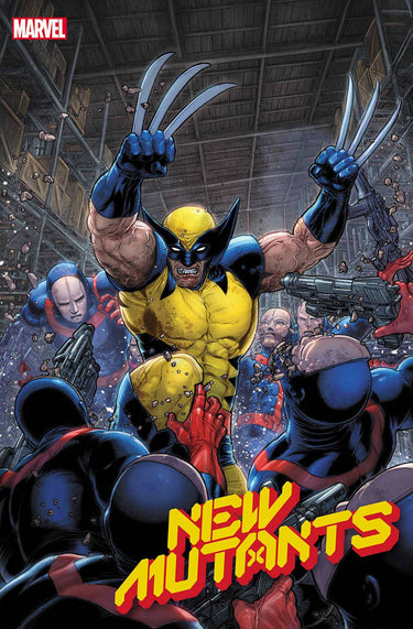 Cover of Marvel New Mutants #5 comic book back issue featuring characters in dynamic action pose.