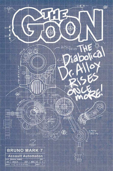 Goon #13 Cvr B Card Stock Bruno Blueprint - State of Comics