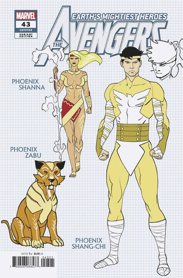 Avengers #43 Garron Design Var (03/03/2021) - State of Comics