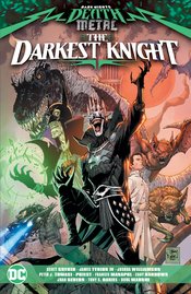 DC Comics Dark Knights Death Metal The Darkest Knight graphic novel cover featuring dark, intense artwork and the Darkest Knight character.