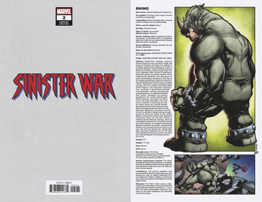 Sinister War #2 (Of 4) Handbook Var (08/04/2021) - State of Comics