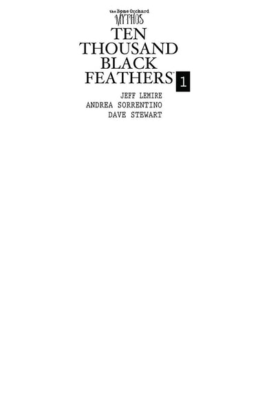 Bone Orchard Black Feathers #1 Cvr D Blank Sketch Cvr (Mr) - State of Comics