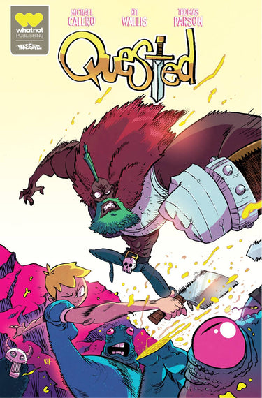 Massive Quested #1 Cvr C Wallis connecting cover for Hamo and Lithia back issues, shown in detailed view.