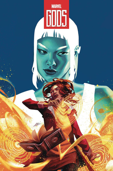 Marvel Gods #2 back issue comic book featuring detailed cover art and classic superhero imagery.