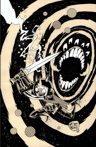 Quested #1 Cvr L 10 Copy Incv Mahfood BW Launch Var - State of Comics
