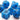 Old School 7 Piece DnD RPG Dice Set Glow Dice Blue - State of Comics