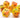 Old School 7 Piece DnD RPG Dice Set Glow Dice Orange & Yellow - State of Comics
