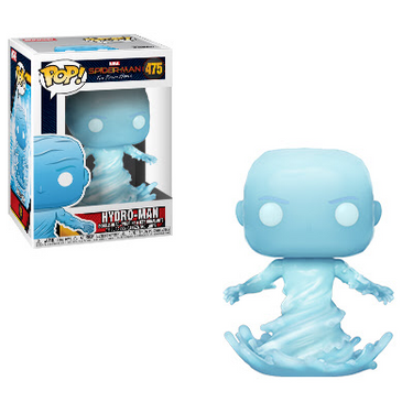 Funko POP! Vinyl figure of Hydro-Man from Spider-Man Far From Home, featuring detailed blue and water-themed design.