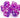 Old School 7 Piece DnD RPG Dice Set Gradients Translucent Purple Aurora - State of Comics