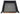 Old School Dice: Square Rolling Tray - Black w/ Black Back - State of Comics