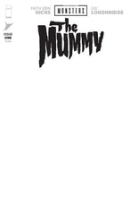 Universal Monsters The Mummy #1 (Of 4) Cvr H Blank Sketch Var