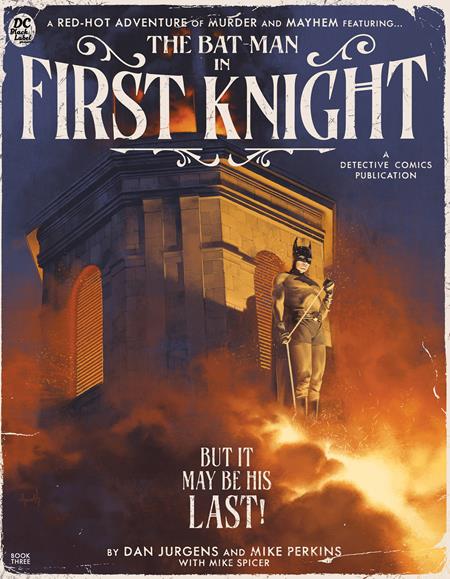 The Bat-Man First Knight #3 (Of 3) Cvr C Marc Aspinall Pulp Novel Var (Mr) - State of Comics