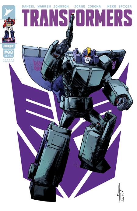 Transformers #8 2nd Ptg Cvr A Jason Howard Decepticon