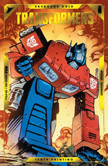 Transformers #1 10th Ptg Cvr A Daniel Warren Johnson & Mike Spicer Optimus Prime Foil Emboss