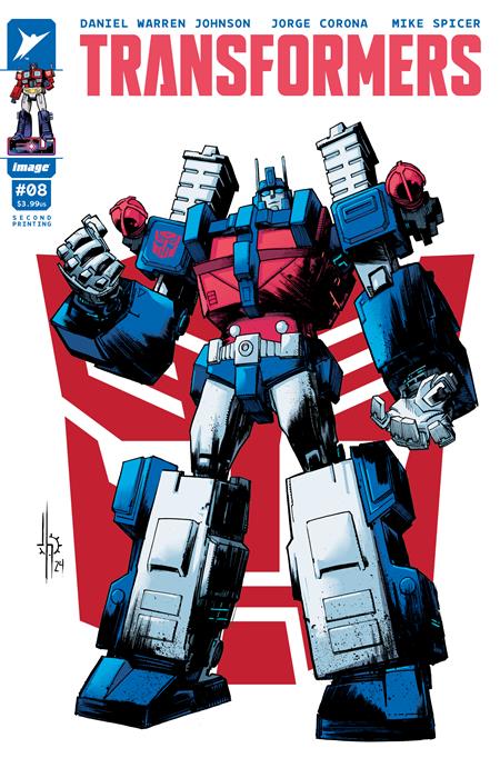 Transformers #8 2nd Ptg Cvr B Jason Howard Autobot Var