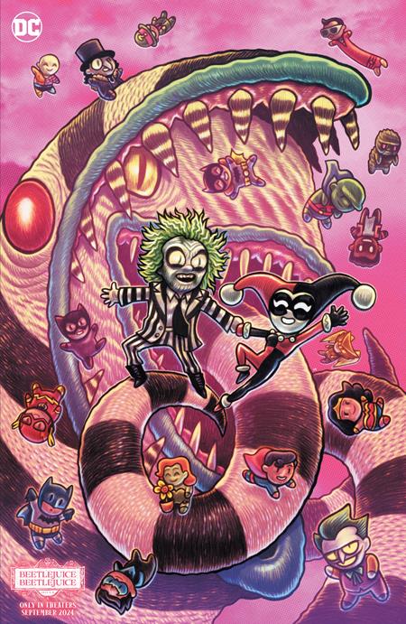 Gotham City Sirens #4 (Of 4) Cvr G Dan Hipp Beetlejuice Card Stock Var