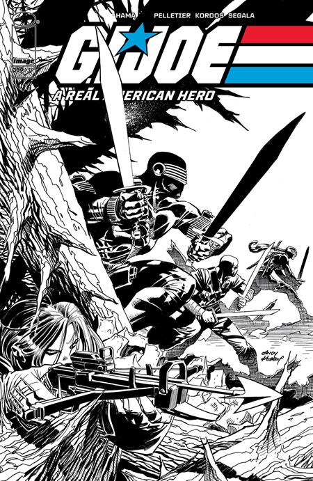 Gi Joe A Real American Hero #309 Cvr B Andy Kubert B&W Var