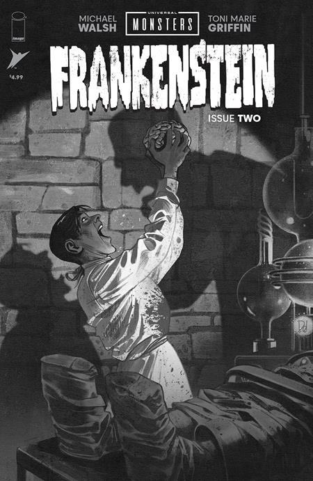 Universal Monsters Frankenstein #2 (Of 4) Cvr D Inc 1:25 Mike Del Mundo Classic Horror Var