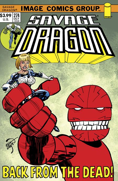 Savage Dragon #274 Cvr B Erik Larsen 70S Trade Dress Var (Mr)