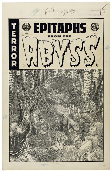 Ec Epitaphs From The Abyss #4 (Of 12) Cvr D Inc 1:20 James Stokoe B&W Artist Edition Var (Mr)