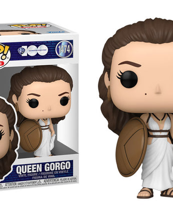 Funko Pop! Vinyl figure of Queen Gorgo from 300, featuring her iconic armor and fierce pose.