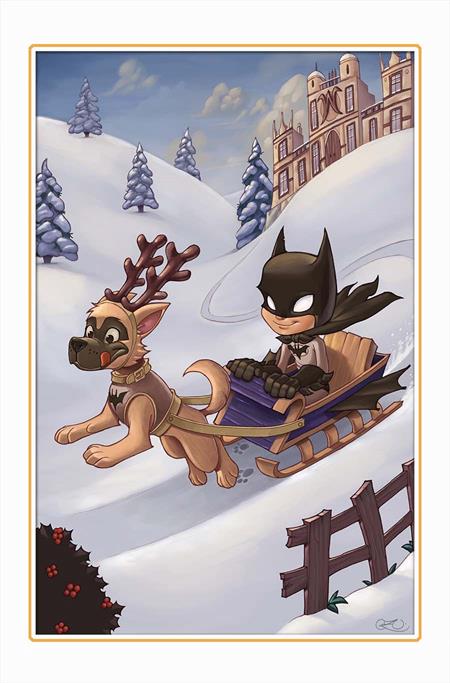 Batman #157 Cvr D Chrissie Zullo Dc Winter Wonderland Card Stock Var