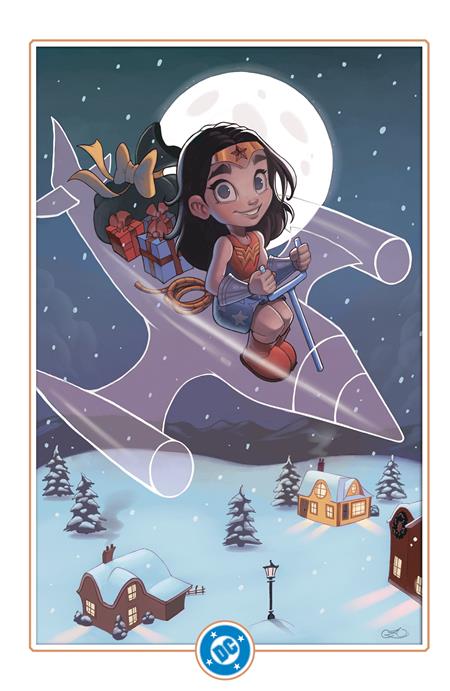 Wonder Woman #16 Cvr D Chrissie Zullo Dc Winter Wonderland Card Stock Var