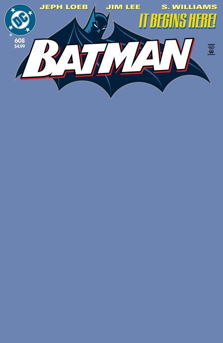 Batman #608 Facsimile Edition Cvr C Blank Card Stock Var