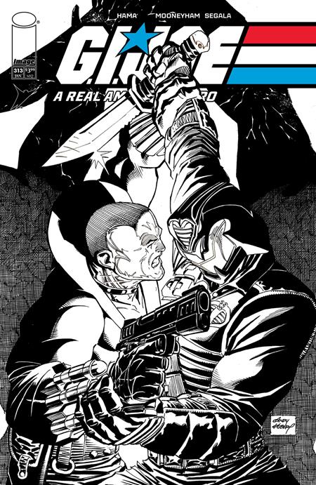 Gi Joe A Real American Hero #313 Cvr B Andy Kubert B&W Var