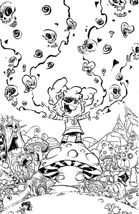 I Hate Fairyland (2022) #19 Cvr D Inc 1:25 Skottie Young B&W Virgin Var (Mr)