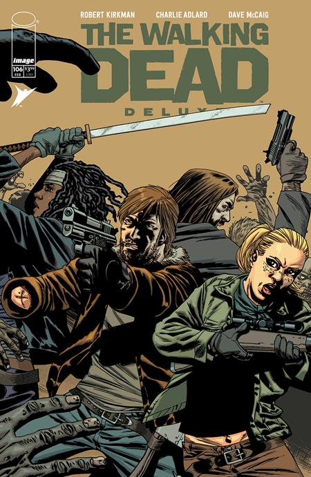 Walking Dead Deluxe #106 Cvr B Charlie Adlard & Dave Mccaig Var (Mr)