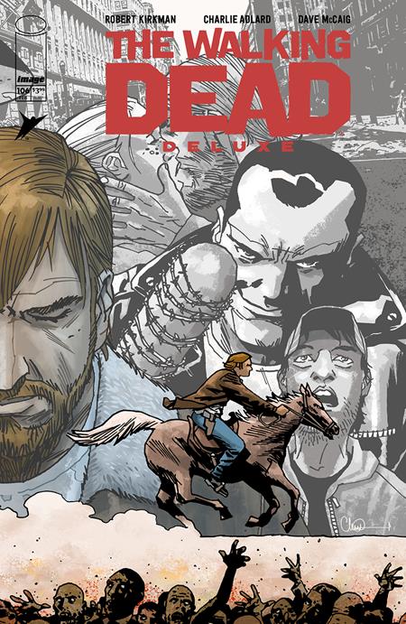 Walking Dead Deluxe #106 Cvr D Charlie Adlard Var (Mr)