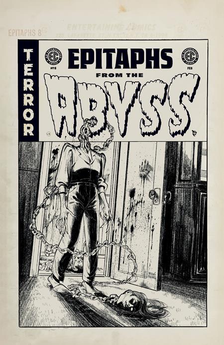 Ec Epitaphs From The Abyss #8 (Of 12) Cvr D Inc 1:20 Naomi Franq B&W Artist Edition Var