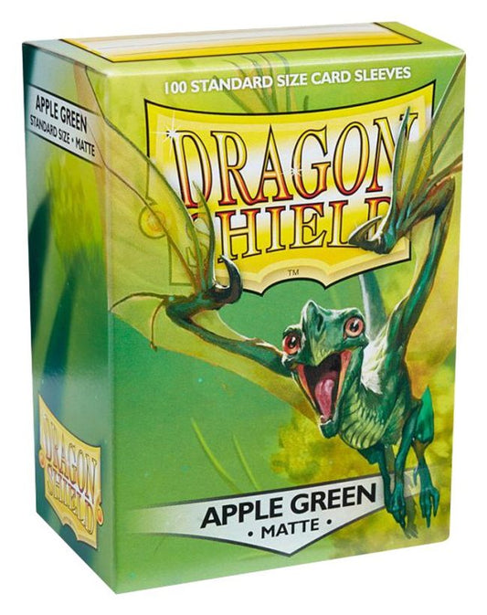 Dragon Shield 100ct Box Deck Protector Matte Apple Green - State of Comics