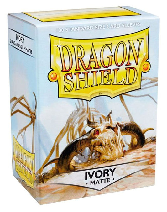 Dragon Shield 100ct Box Deck Protector Matte Ivory - State of Comics