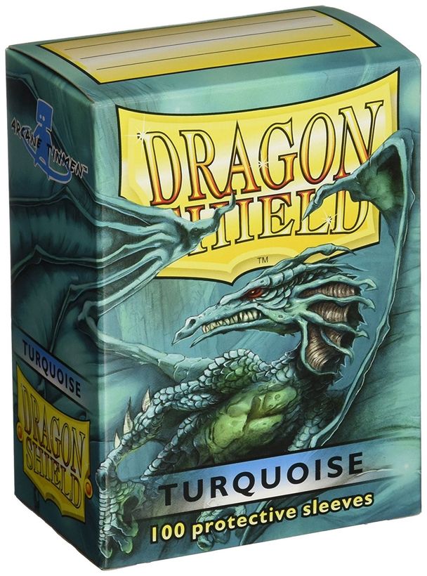 Dragon Shield 100ct Box Deck Protector Matte Turqouise - State of Comics